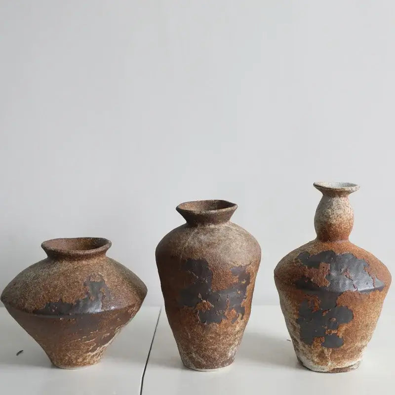 DecorBites™ Handmade Ceramic Vases for Zen Flower Arrangements