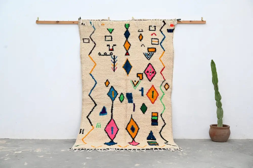 DecorBites™ Handmade Moroccan Azilal Rug - 222 x 139 cm