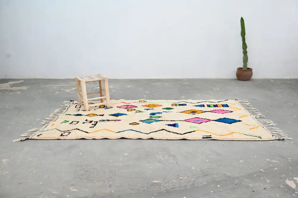 DecorBites™ Handmade Moroccan Azilal Rug - 222 x 139 cm