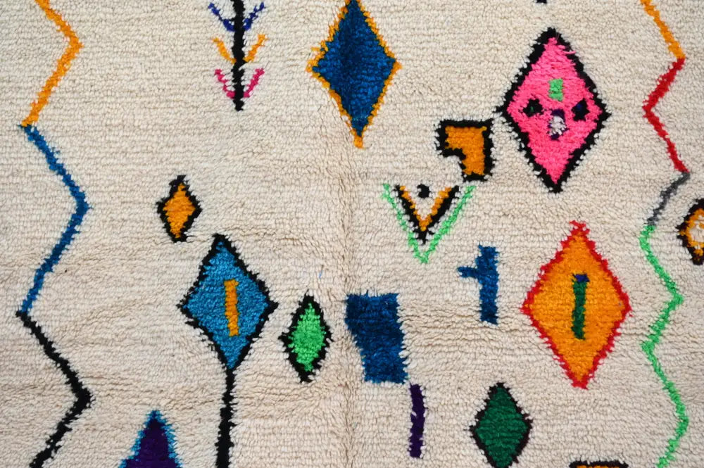 DecorBites™ Handmade Moroccan Azilal Rug - 222 x 139 cm