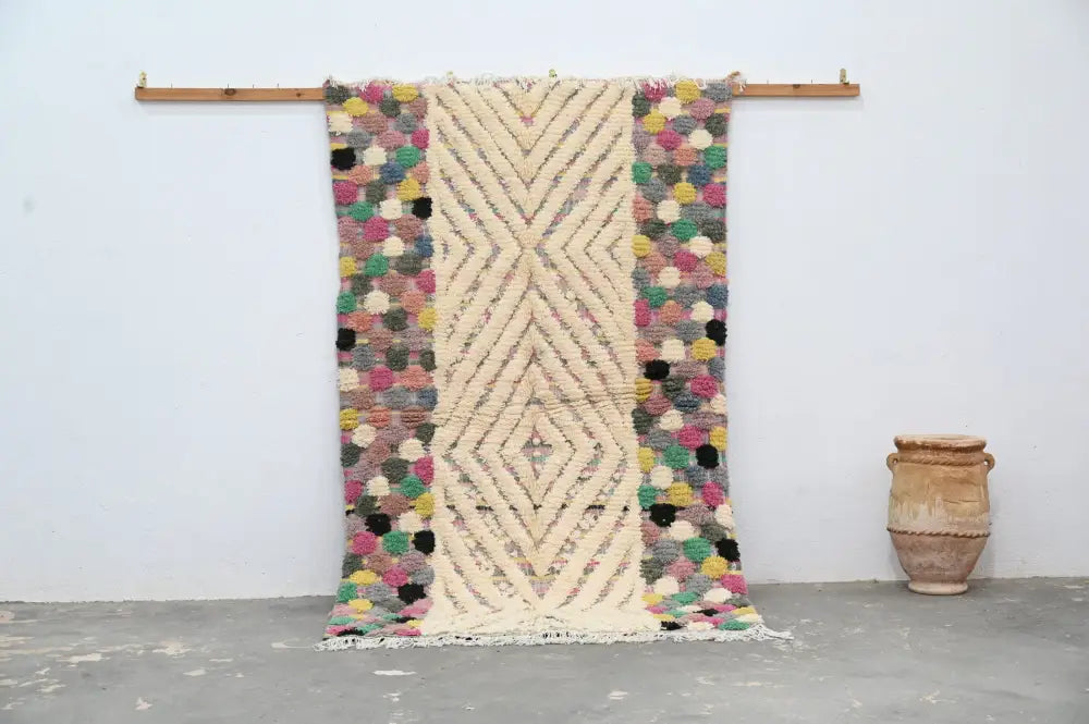 DecorBites™ Handmade Moroccan Azilal Rug 222x133 cm