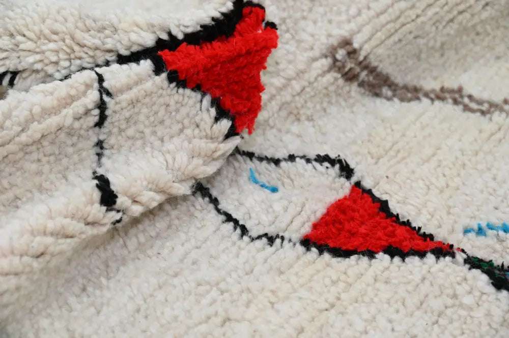 DecorBites™ Handmade Moroccan Azilal Rug - 223x157cm