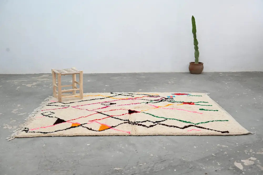 DecorBites™ Handmade Moroccan Azilal Rug - 228x152cm