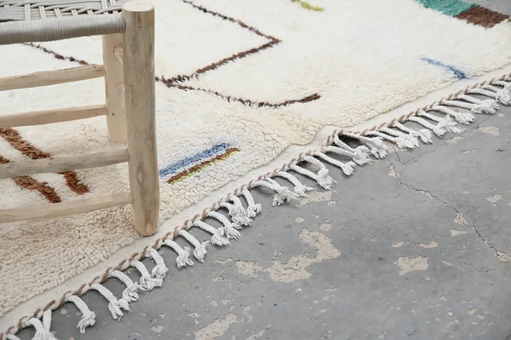 DecorBites™ Handmade Moroccan Azilal Rug - 237x146 cm