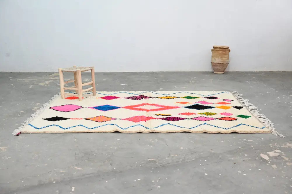 DecorBites™ Handmade Moroccan Azilal Rug - 237x155 cm