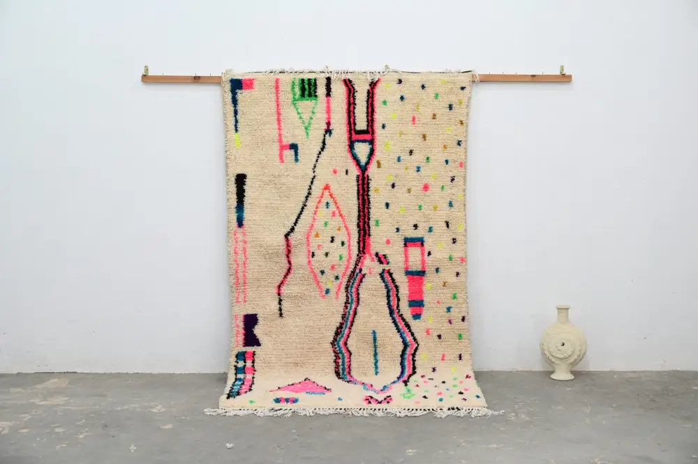 DecorBites™ Handmade Moroccan Azilal Rug - 241x140 cm