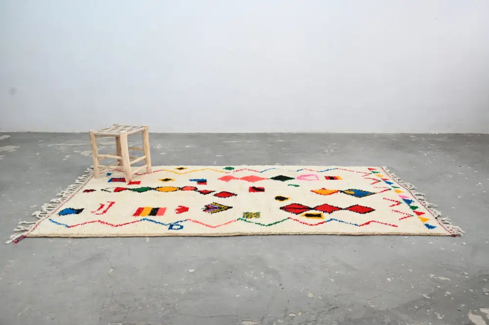 DecorBites™ Handmade Moroccan Azilal Rug 242x140cm