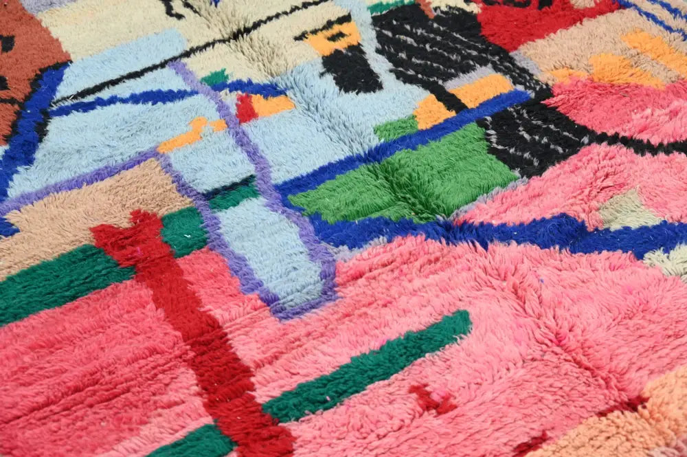 DecorBites™ Handmade Moroccan Azilal Rug - 244x147 cm