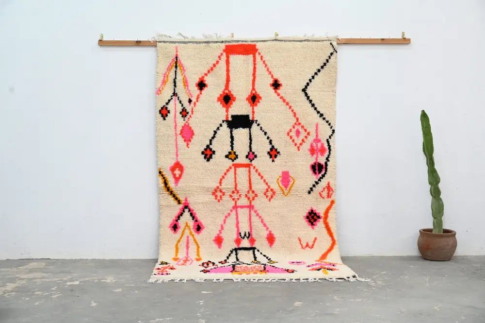 DecorBites™ Handmade Moroccan Azilal Rug - 245x141cm