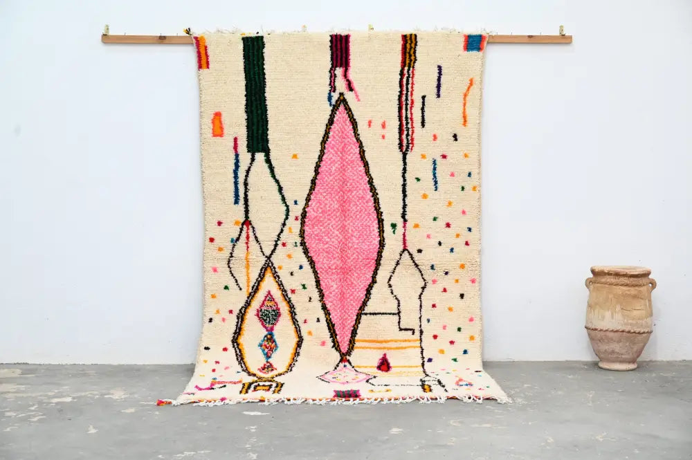 DecorBites™ Handmade Moroccan Azilal Rug - 245x146 cm