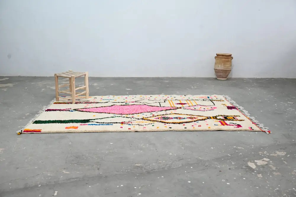 DecorBites™ Handmade Moroccan Azilal Rug - 245x146 cm