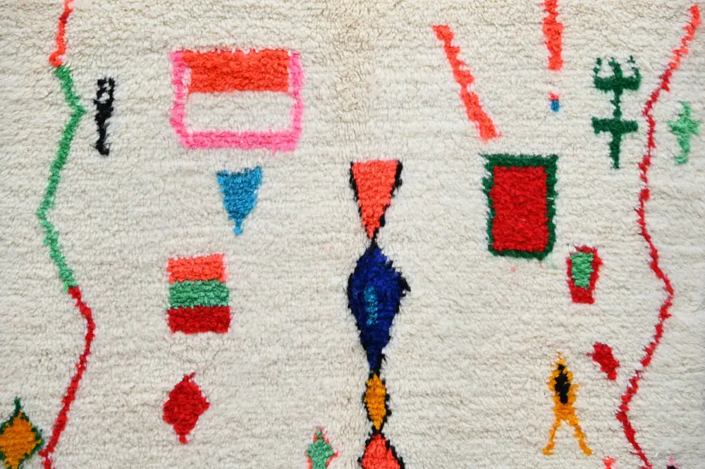 DecorBites™ Handmade Moroccan Azilal Rug - 247x141 cm