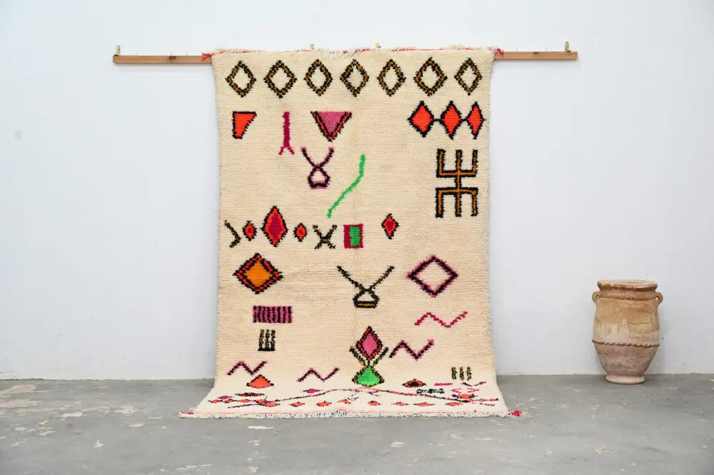 DecorBites™ Handmade Moroccan Azilal Rug 247x146 cm