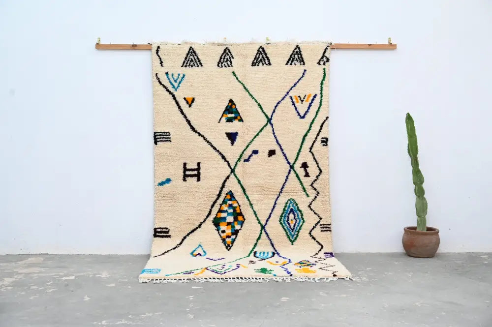 DecorBites™ Handmade Moroccan Azilal Rug - 250x141 cm