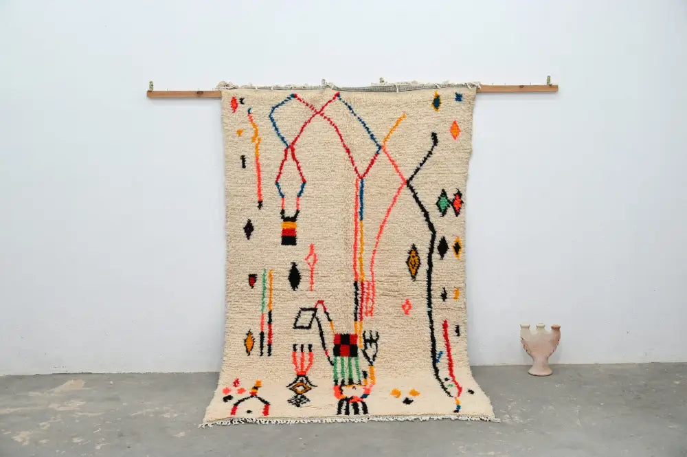 DecorBites™ Handmade Moroccan Azilal Rug - 250x154cm