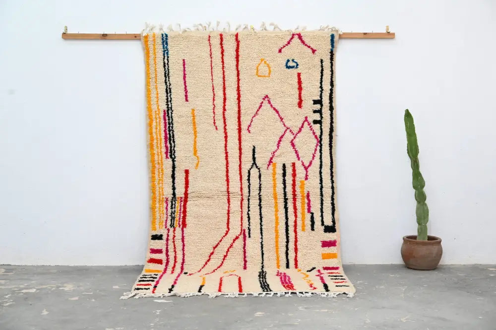 DecorBites™ Handmade Moroccan Azilal Rug - 253x144 cm