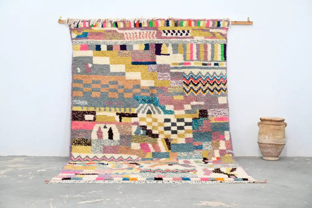 DecorBites™ Handmade Moroccan Azilal Rug: 300x208 cm