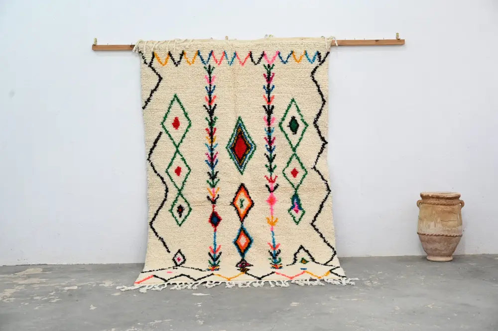 DecorBites™ Handmade Moroccan Traditional Azilal Rug 240x150cm