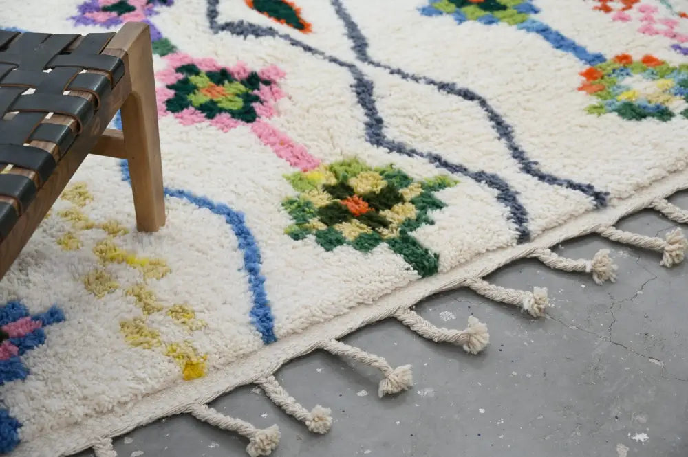 سجادة أزيلال مغربية تقليدية مصنوعة يدوياً من DecorBites™ مقاس 315x194 سم