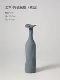 DecorBites™ Handmade Nordic Ceramic Flower Vase for Luxury Home