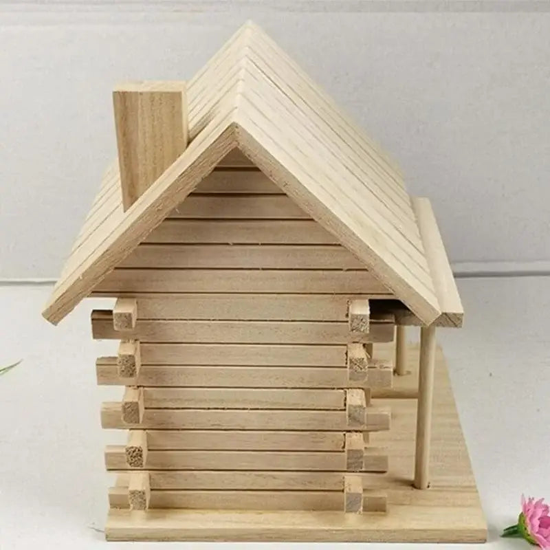 DecorBites™ Handmade Wooden Bird Nest Box for Outdoor Decor