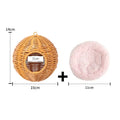 DecorBites™ Handwoven Grass Bird Cage Hut for Small Birds