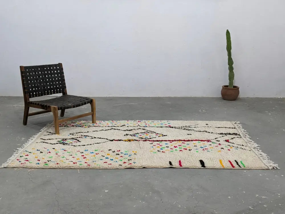 DecorBites™ Handwoven Moroccan Azilal Rug 234x147 cm