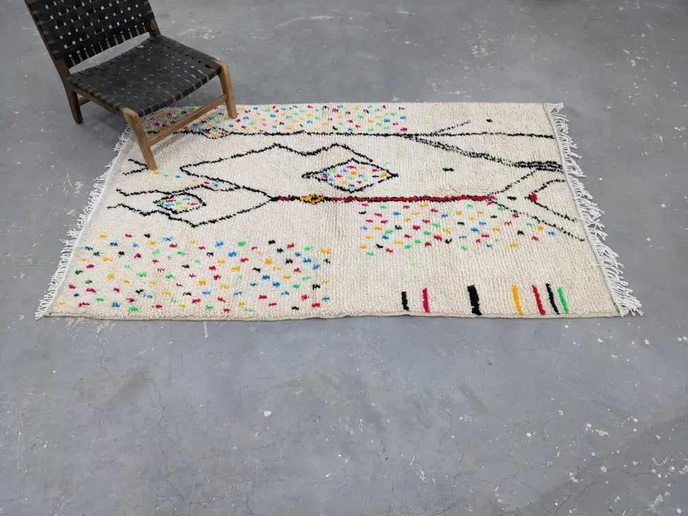 DecorBites™ Handwoven Moroccan Azilal Rug 234x147 cm