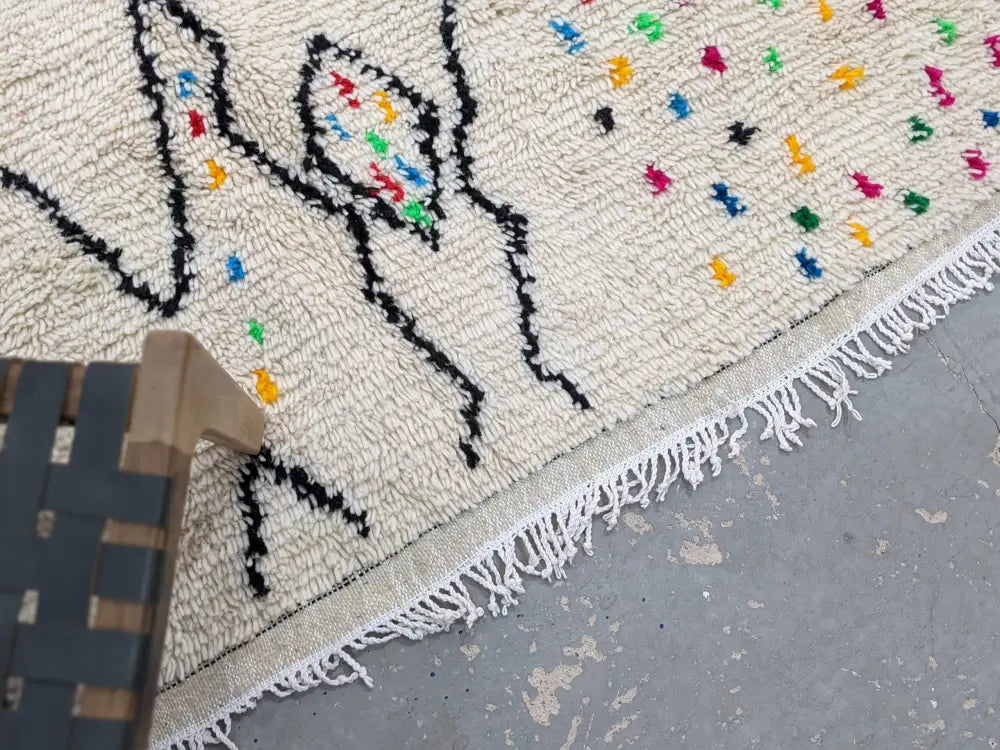 DecorBites™ Handwoven Moroccan Azilal Rug 234x147 cm
