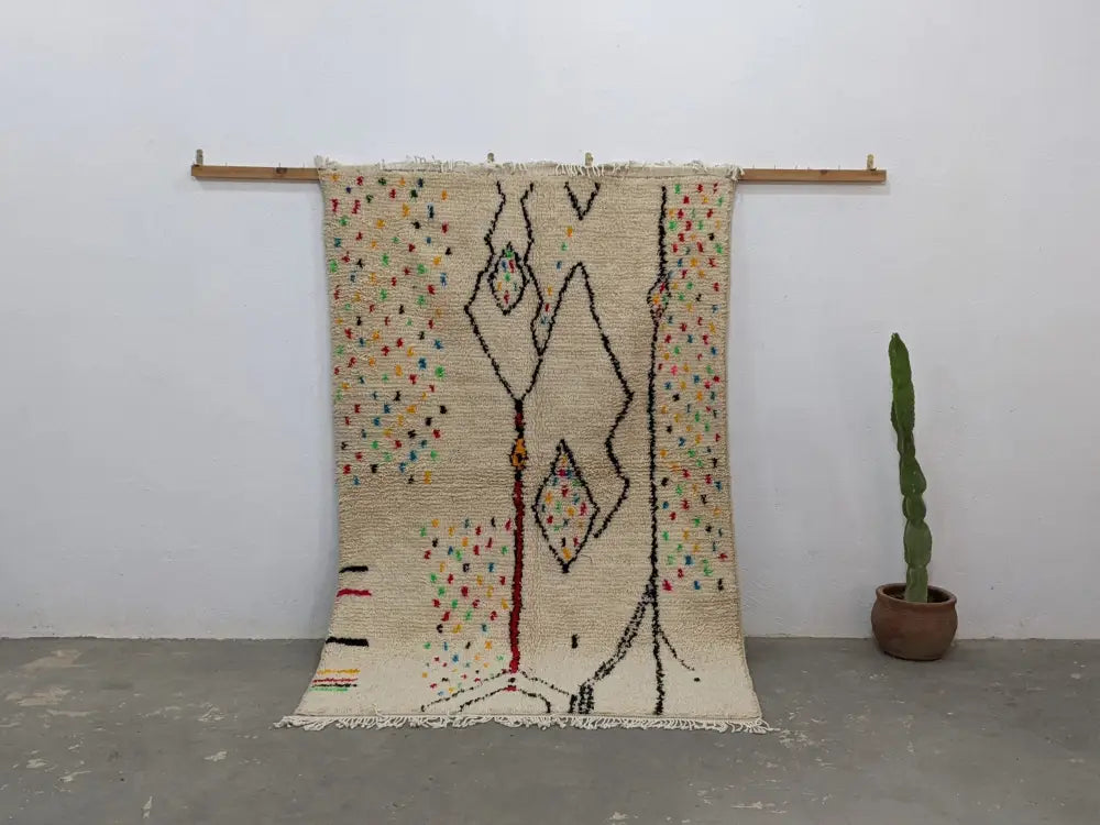 DecorBites™ Handwoven Moroccan Azilal Rug 234x147 cm