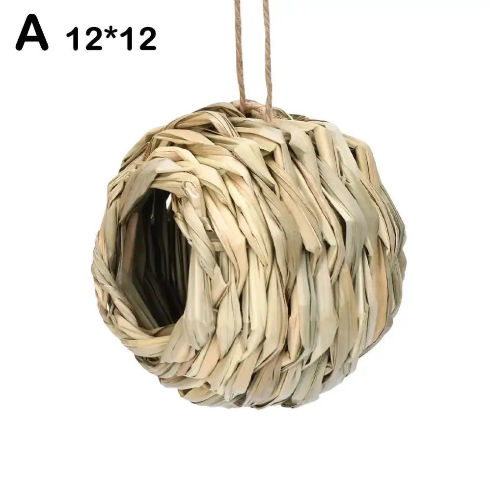 DecorBites™ Handwoven Parrot Bird Nest for Outdoor Gardens
