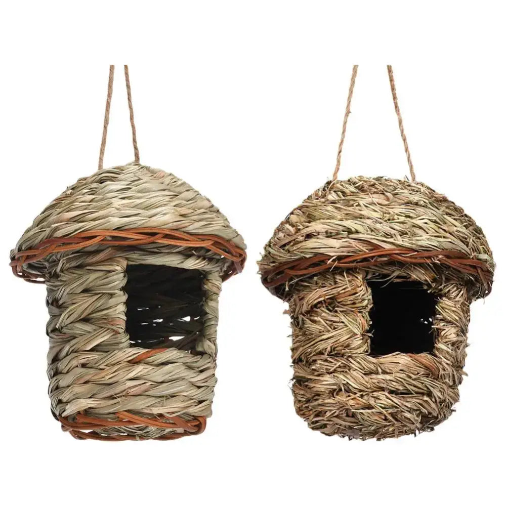 DecorBites™ Handwoven Parrot Bird Nest for Outdoor Gardens