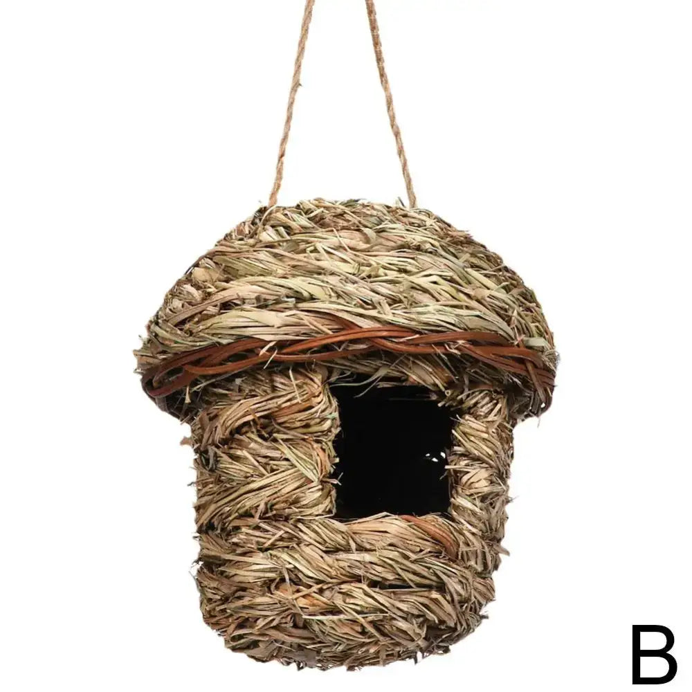 DecorBites™ Handwoven Parrot Bird Nest for Outdoor Gardens