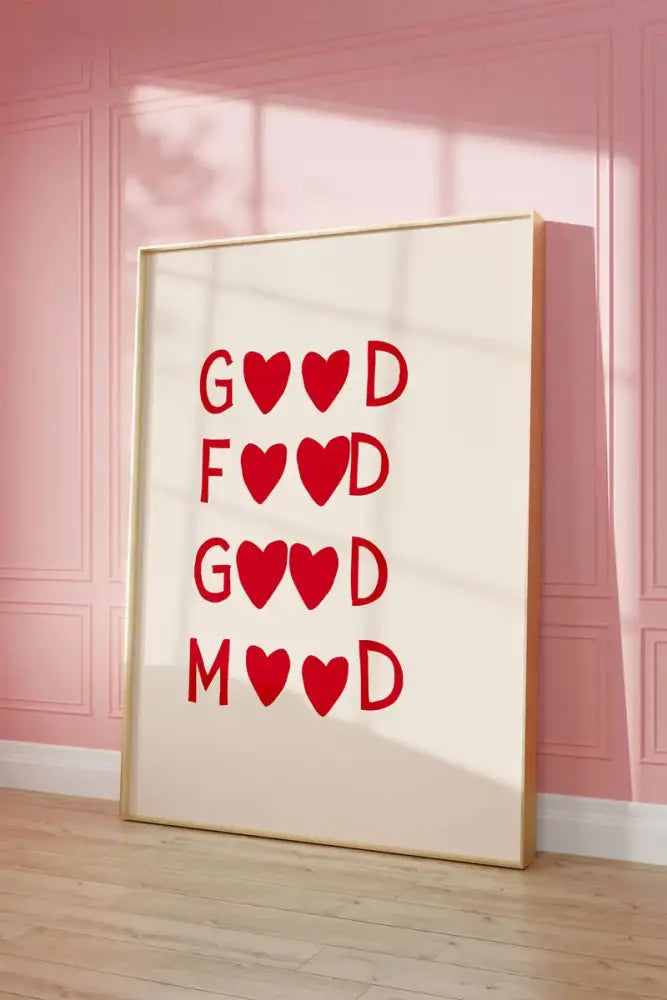 DecorBites™ Heart Quote Kitchen Wall Art Painting