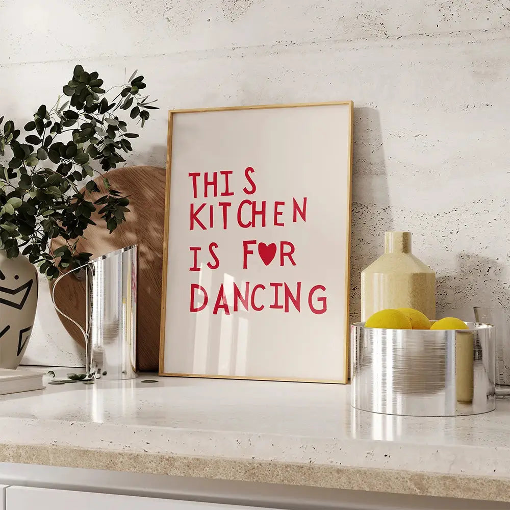 DecorBites™ Heart Quote Kitchen Wall Art Painting