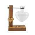 DecorBites™ Heart Shape Hydroponic Glass Vase - Home Decor