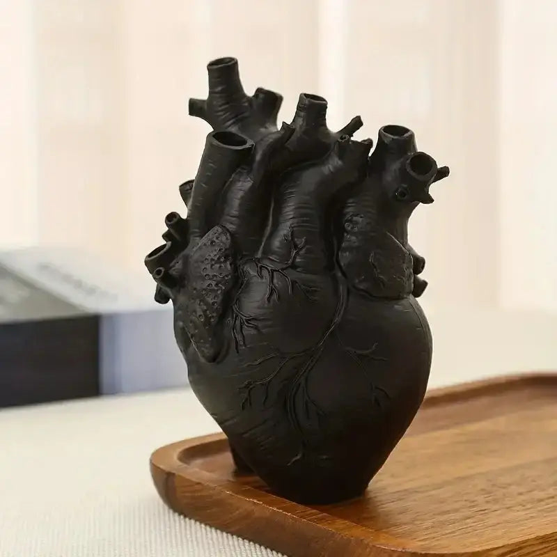 DecorBites™ Heart Shape Resin Vase - 4 Colors