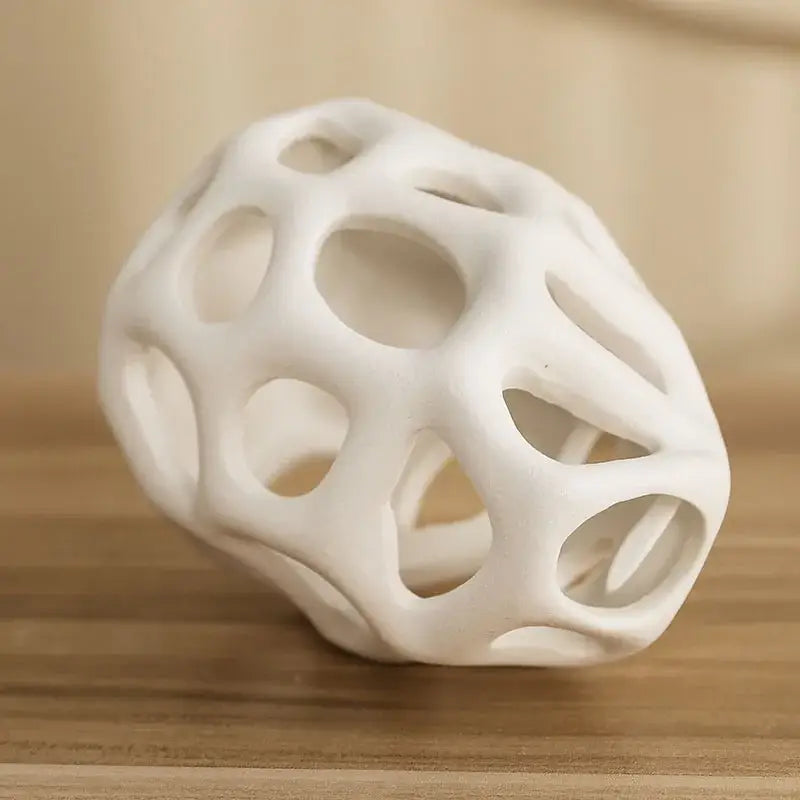 DecorBites™ Hollow Out Ceramic Vase - Nordic Style