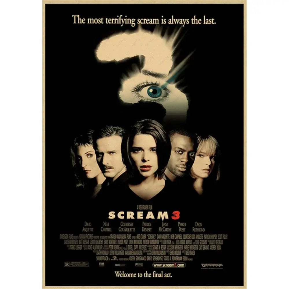 DecorBites™ Horror Movie Retro Poster Wall Art