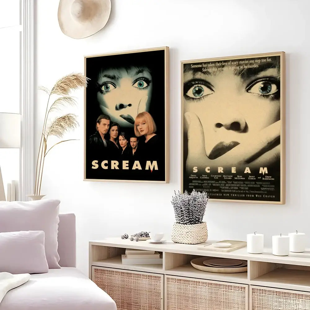 DecorBites™ Horror Movie Retro Poster Wall Art