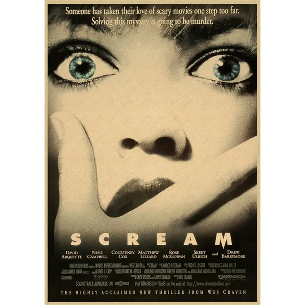 DecorBites™ Horror Movie Retro Poster Wall Art