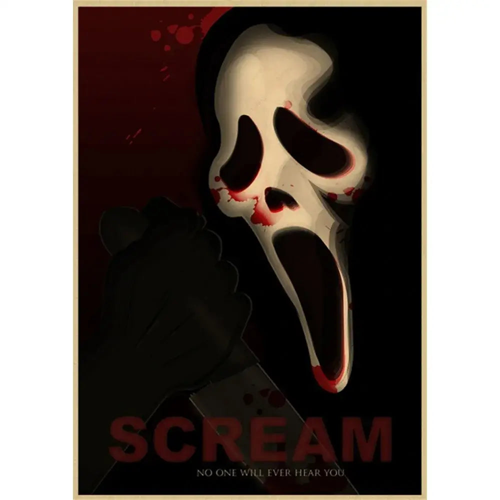 DecorBites™ Horror Movie Retro Poster Wall Art