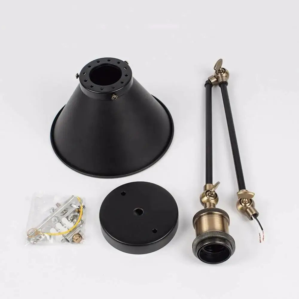 DecorBites™ Industrial Plug In Wall Sconce
