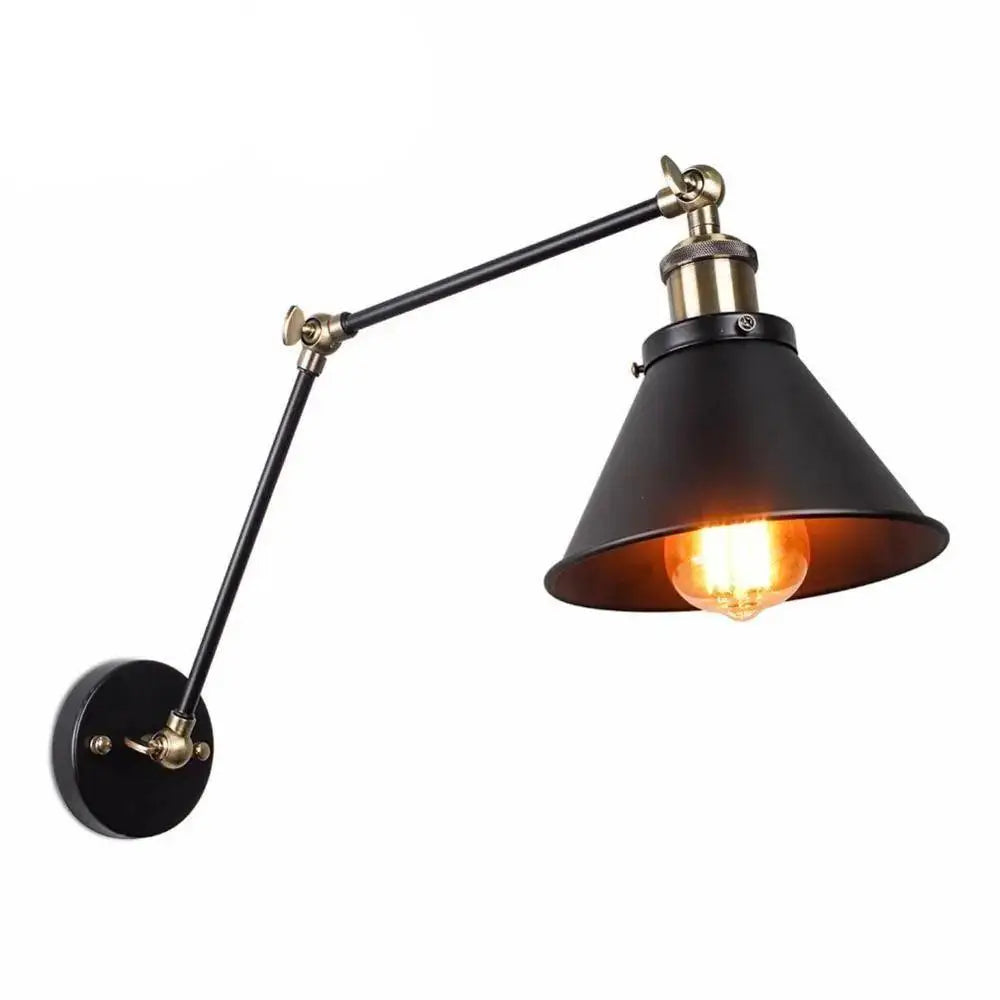 DecorBites™ Industrial Plug In Wall Sconce