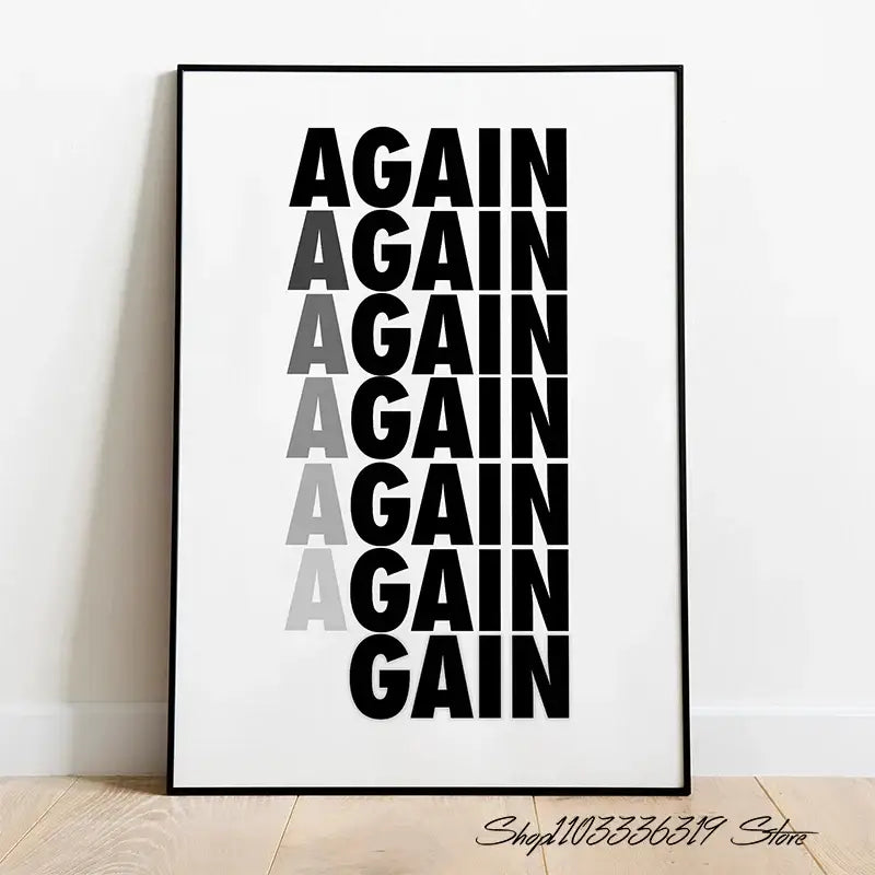DecorBites™ Inspirational Discipline Art Canvas Print for Home