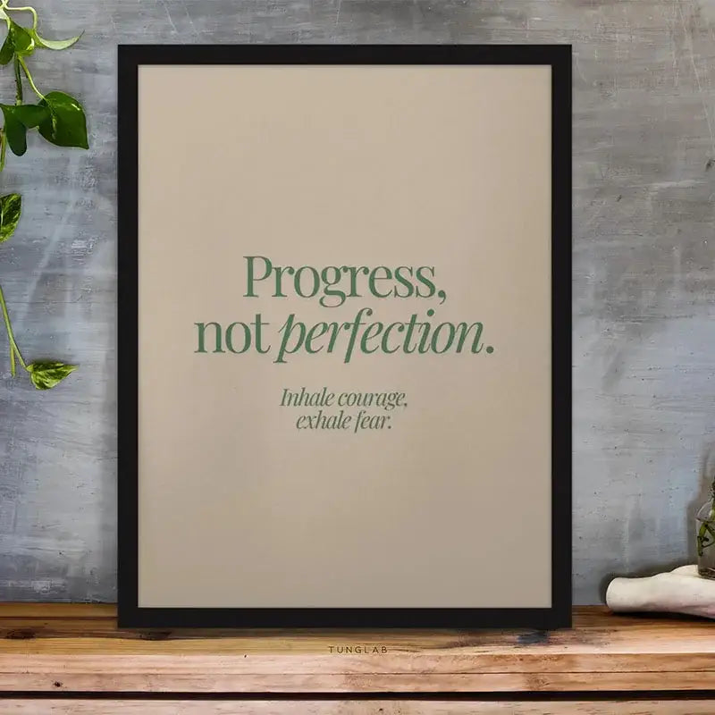 DecorBites™ Inspirational Quote Poster for Home or Office