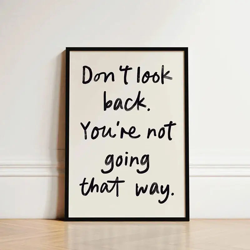 DecorBites™ Inspirational Quote Poster for Home or Office