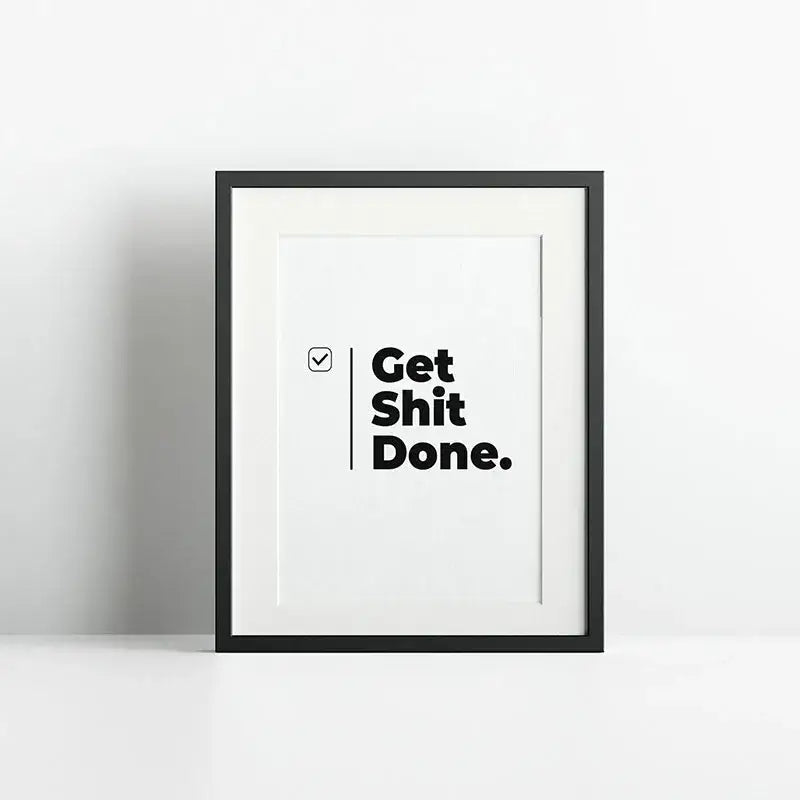DecorBites™ Inspirational Quote Poster for Home or Office