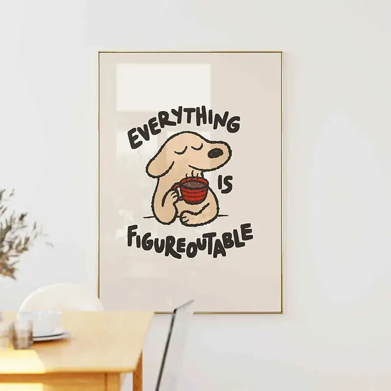 DecorBites™ Inspirational Quote Poster for Home or Office