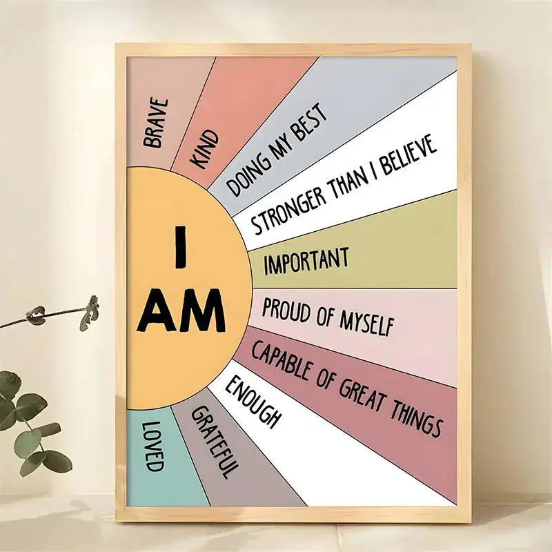DecorBites™ Inspirational Quote Poster for Home or Office